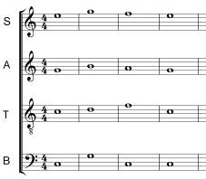 C major chord singing harmony beginner's